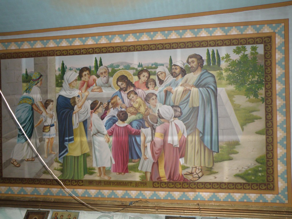 Церковь Михаила Архангела, Ячейка (Эртильский район, Воронежская область). интерьер и убранство, Сюжет росписей 