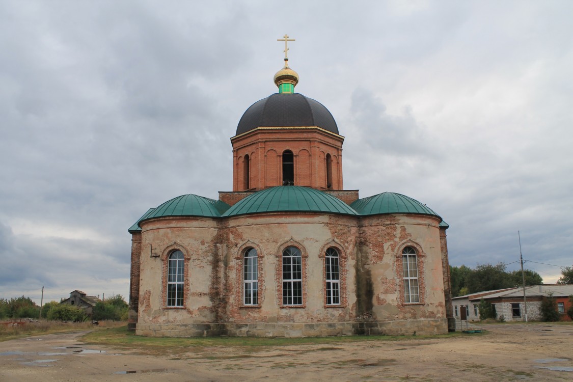 Церковь Преображения Господня, Заброды (Калачеевский район, Воронежская область). фасады