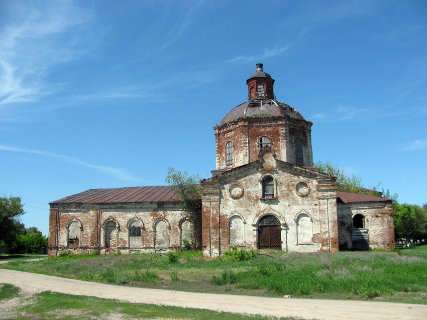 Церковь Михаила Архангела, Старая Меловая (Петропавловский район, Воронежская область). фасады