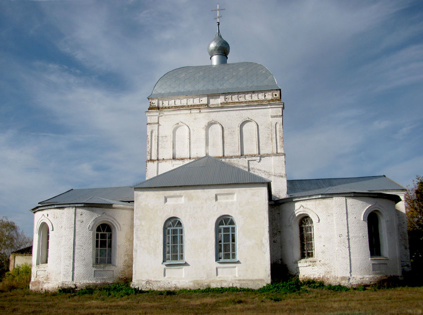 Церковь Космы и Дамиана, Ростоши (Эртильский район, Воронежская область). фасады