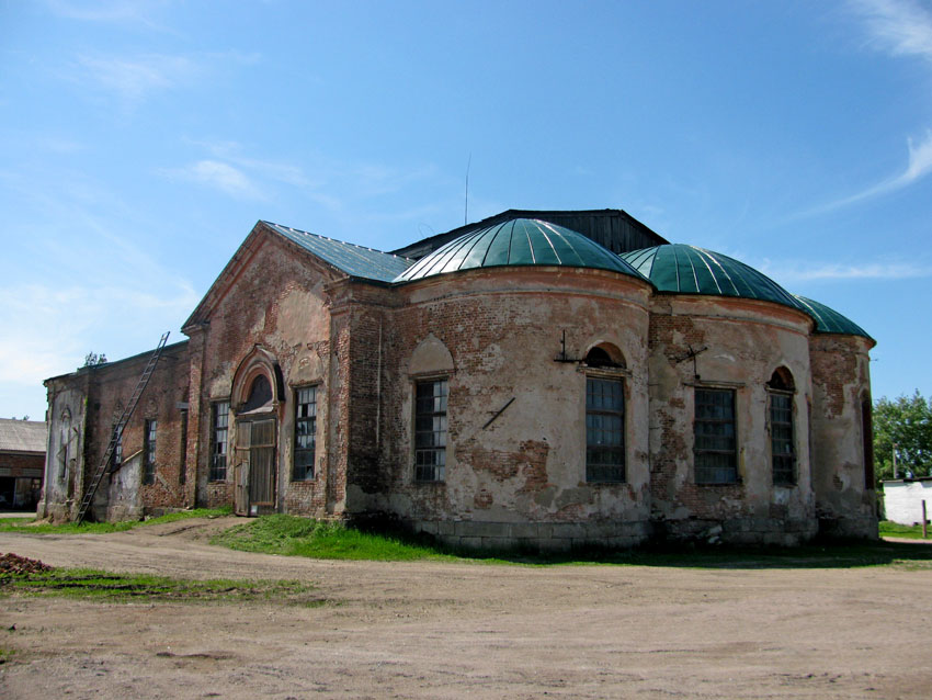 Заброды. Церковь Спаса Преображения. фасады