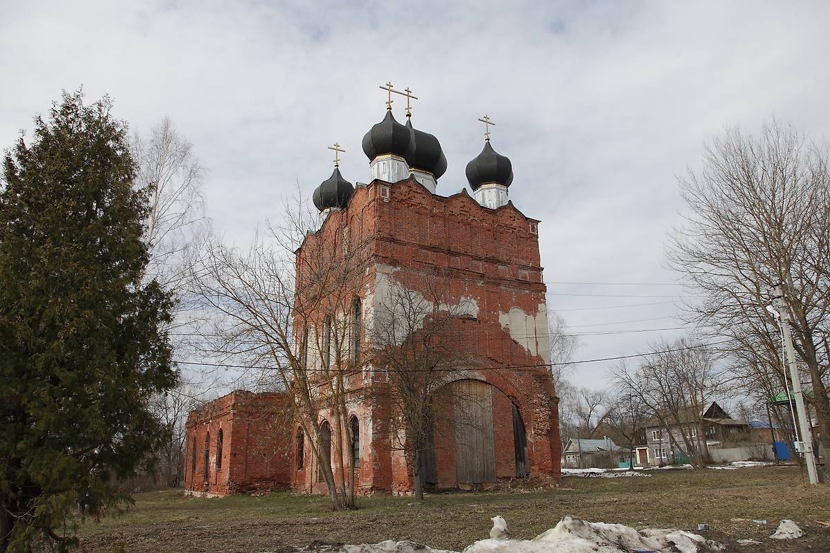 фасады. Церковь Троицы Живоначальной, Лелечи (Егорьевский городской округ, Московская область)