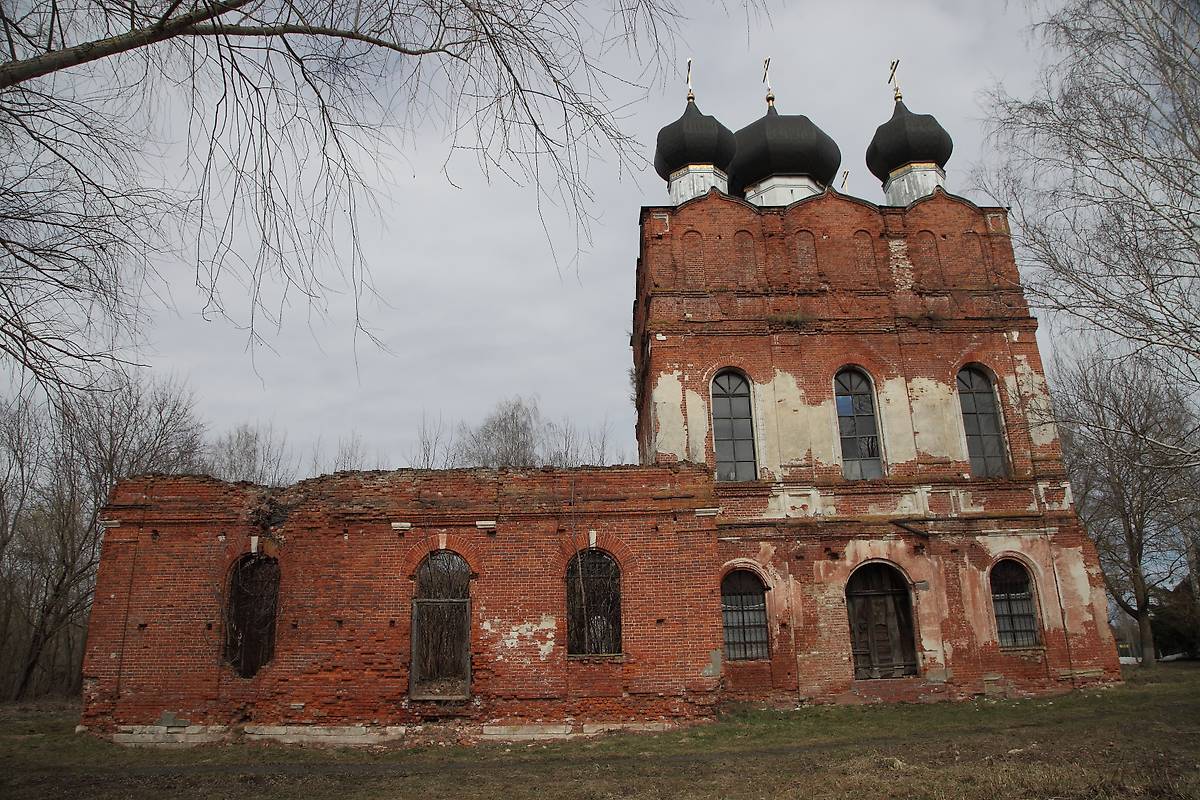 фасады. Церковь Троицы Живоначальной, Лелечи (Егорьевский городской округ, Московская область)