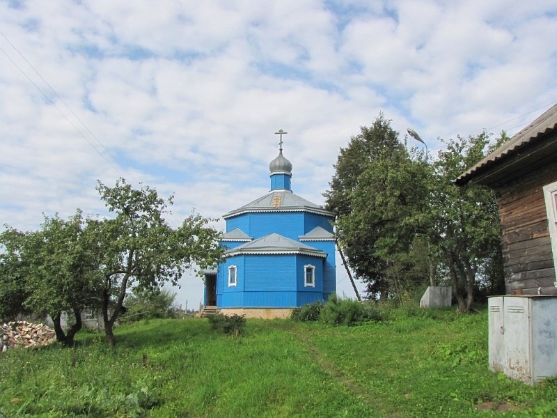 Церковь Сергия Радонежского, Сычёвка (Сычёвский район, Смоленская область). фасады, вид от входных ворот