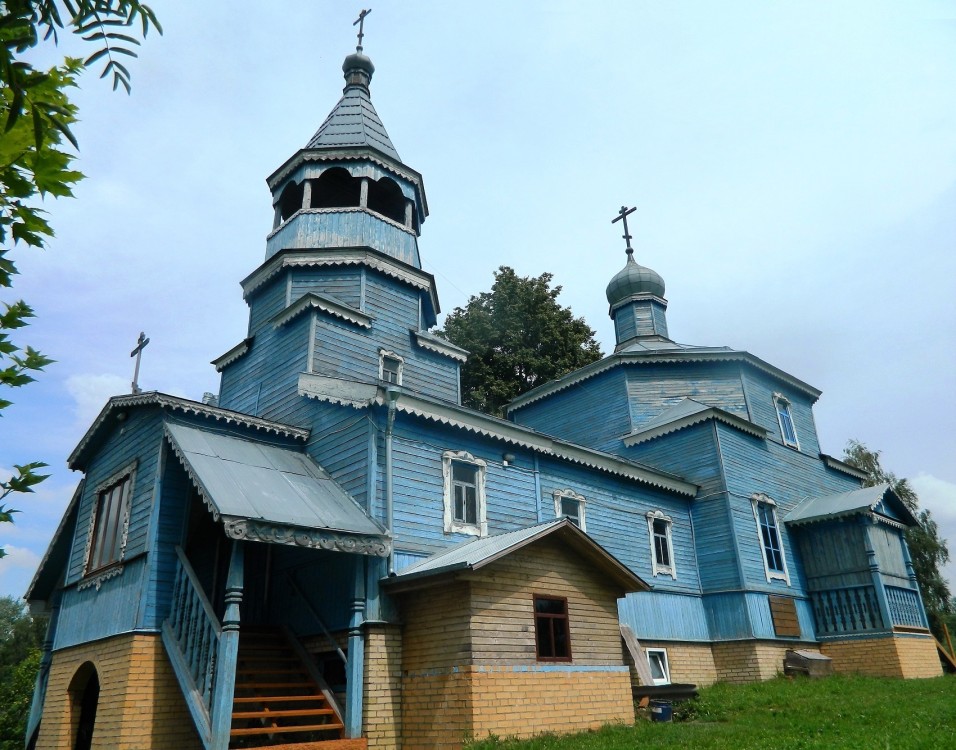 Сычёвка. Церковь Сергия Радонежского. фасады