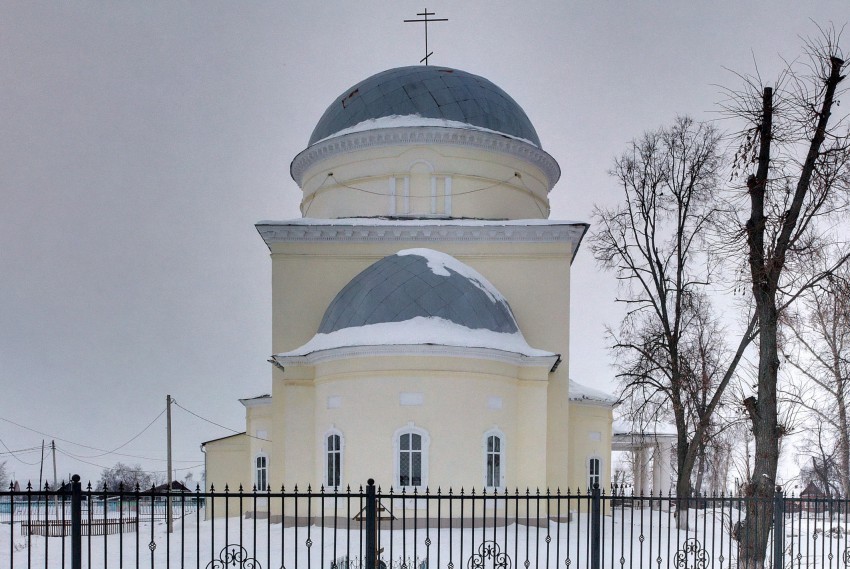 Белоомут. Церковь Спаса Преображения. фасады