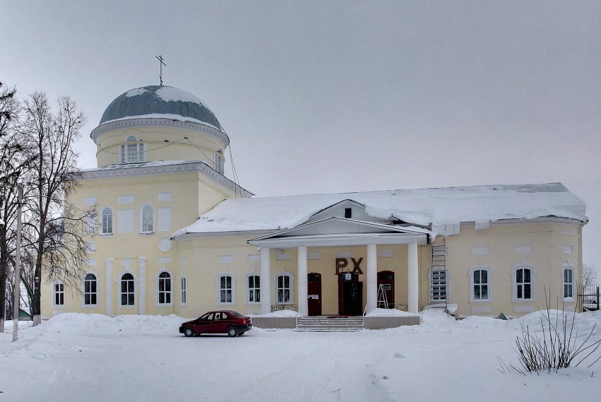 Белоомут. Церковь Спаса Преображения. фасады