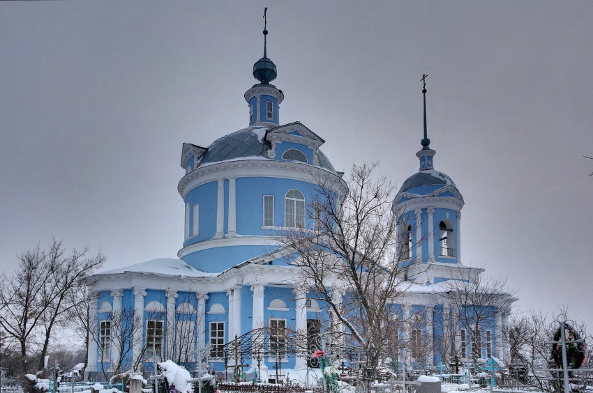 Белоомут. Церковь Успения Пресвятой Богородицы. фасады