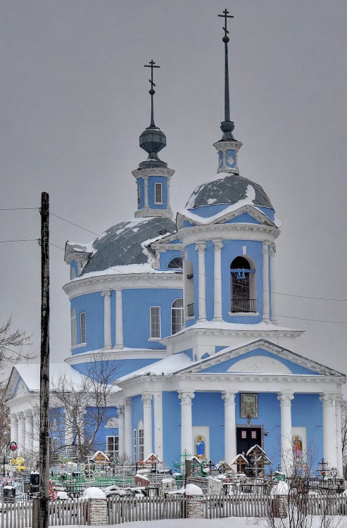 Белоомут. Церковь Успения Пресвятой Богородицы. фасады