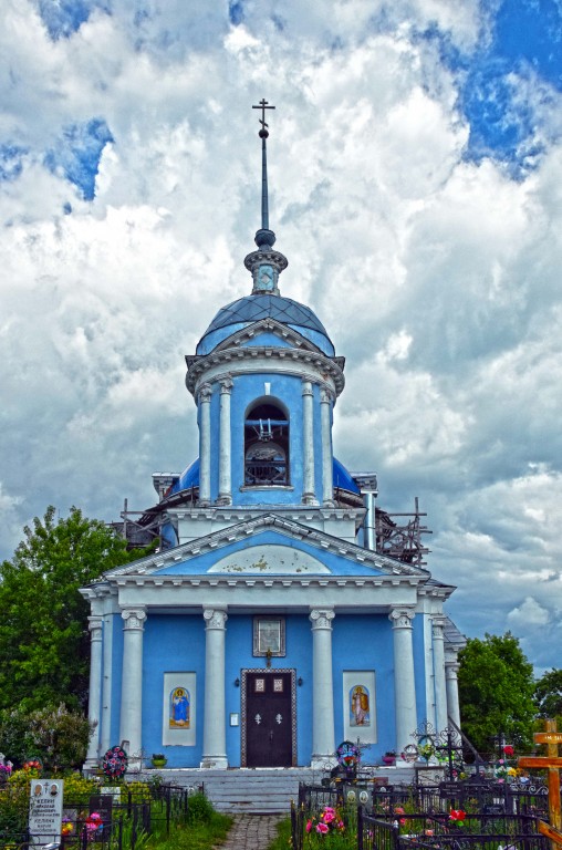 Белоомут. Церковь Успения Пресвятой Богородицы. фасады