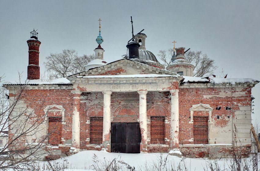 Церковь Воскресения Христова, Ловцы (Луховицкий городской округ, Московская область). архитектурные детали