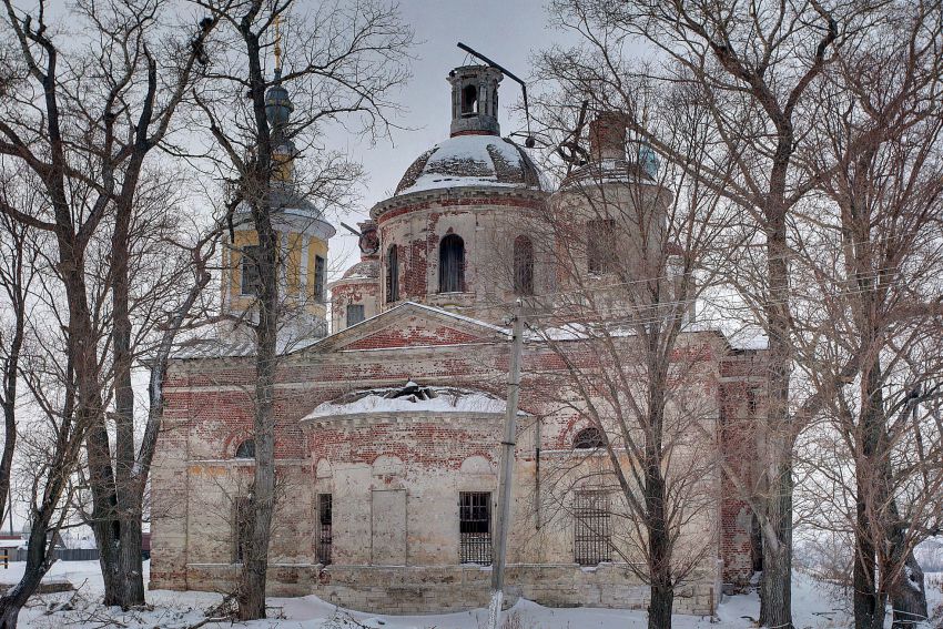 Церковь Воскресения Христова, Ловцы (Луховицкий городской округ, Московская область). фасады