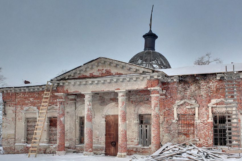 Церковь Воскресения Христова, Ловцы (Луховицкий городской округ, Московская область). архитектурные детали