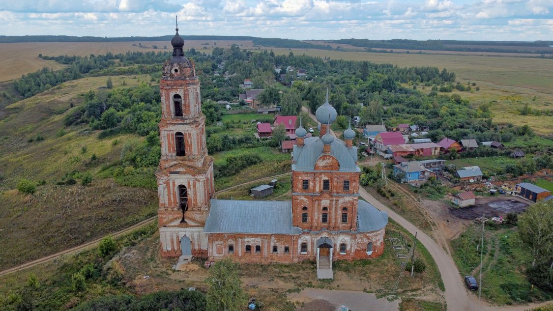 Церковь Михаила Архангела, Низовка (Спасский район, Нижегородская область). фасады, Южный фасад
