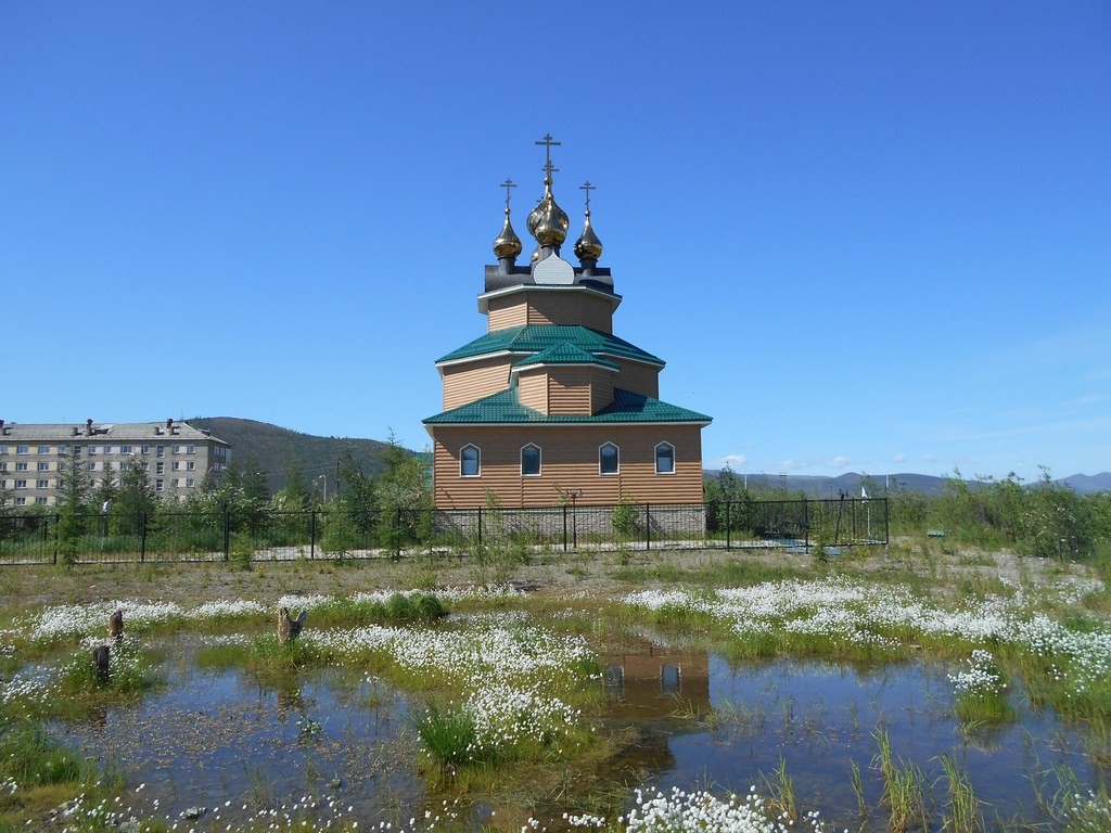 Церковь Серафима Саровского, Билибино (Билибинский район, Чукотский автономный округ). фасады, Церковь Серафима Саровского.
