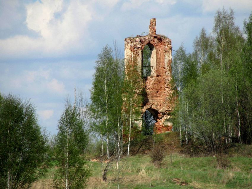 Колокольня церкви Спаса Преображения, Бойня, урочище (Ржевский район и г. Ржев, Тверская область). фасады, вид с юга