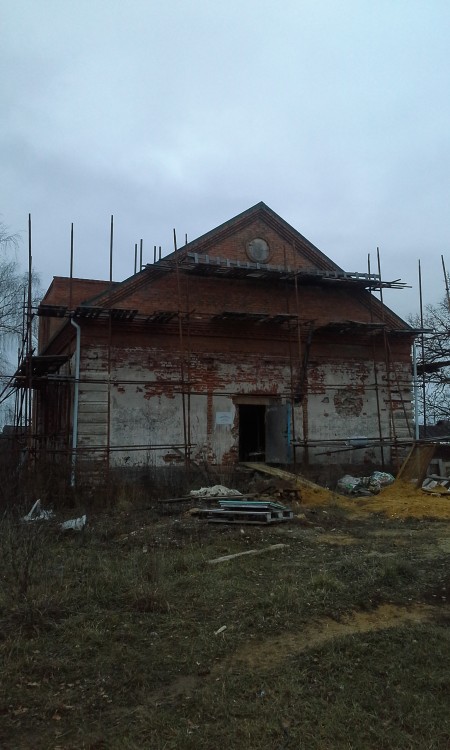 Яковлевка. Церковь Серафима Саровского. фасады, восстановление храма продолжается