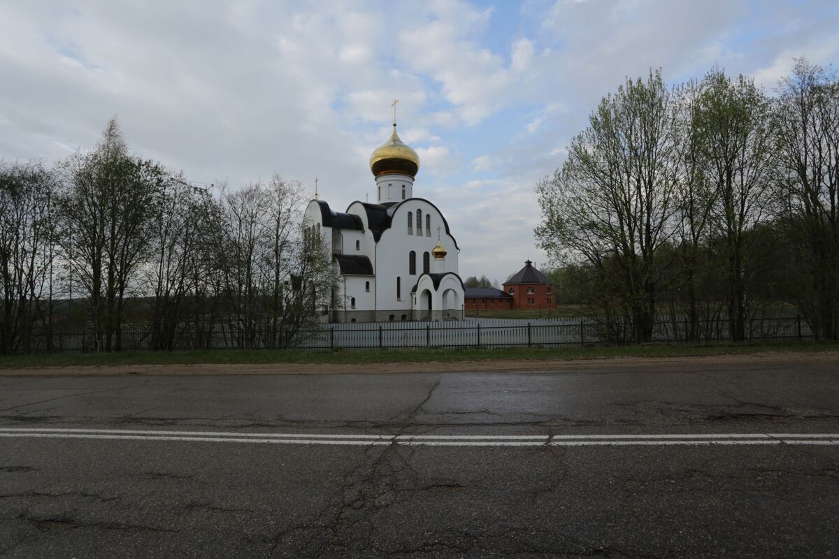 Спасо-Богородицкий Одигитриевский женский монастырь, Всеволодкино (Вяземский район, Смоленская область). общий вид в ландшафте