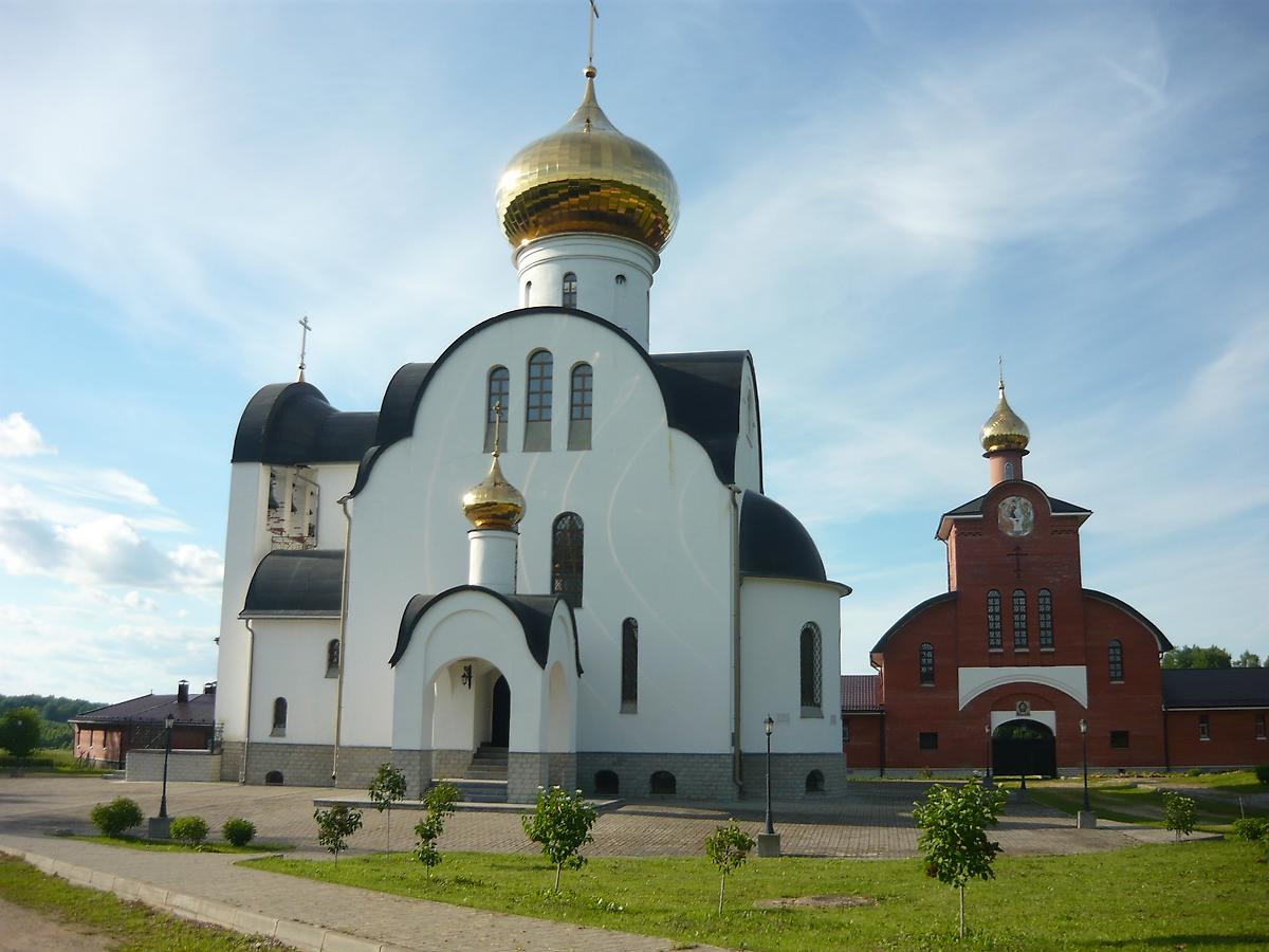 Всеволодкино,Спасо-Богородицкий Одигитриевский женский монастырь., фасады. Спасо-Богородицкий Одигитриевский женский монастырь, Всеволодкино (Вяземский район, Смоленская область)