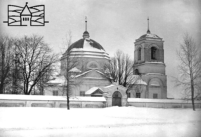 Дорогобуж. Церковь Петра и Павла. архивная фотография,  Фото 1920 х годов из фондов Смоленского государственного музея-заповедника и из собрания Государственного Музея архитектуры им. А.В. Щусева. с http://dorogobuzh.museum67.ru/nasledie/hramy-goroda-dorogobuzha/ 