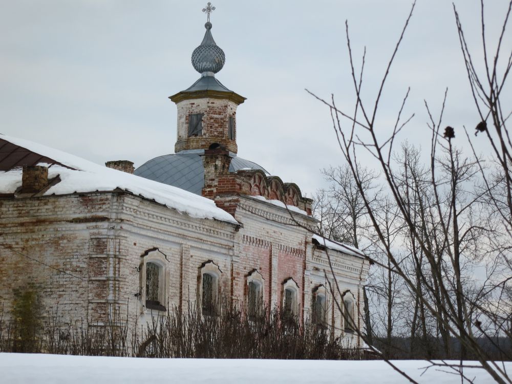 Берёзовец. Церковь Воздвижения Креста Господня. фасады, Фото Людмилы Васильковой