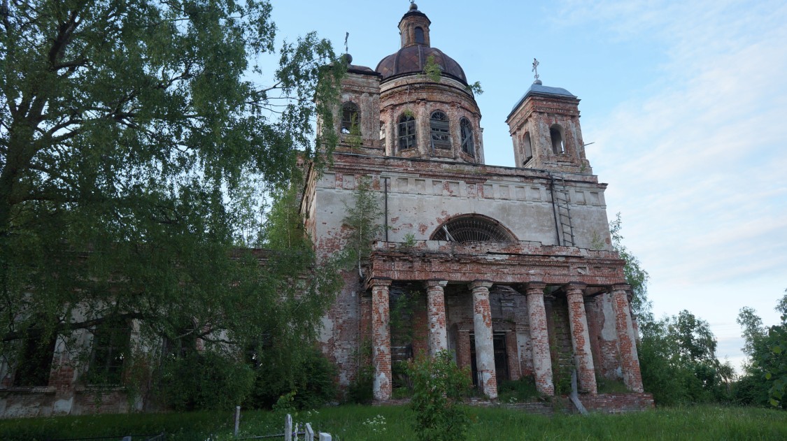 Корцово. Церковь Николая Чудотворца. фасады