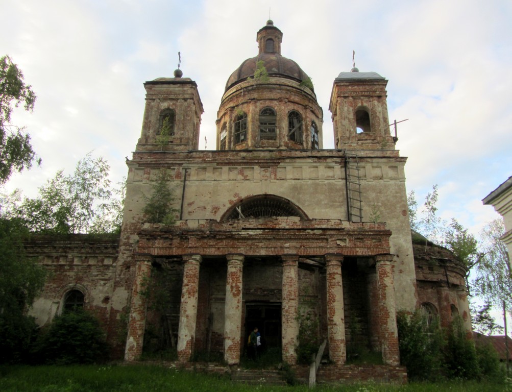 Корцово. Церковь Николая Чудотворца. фасады