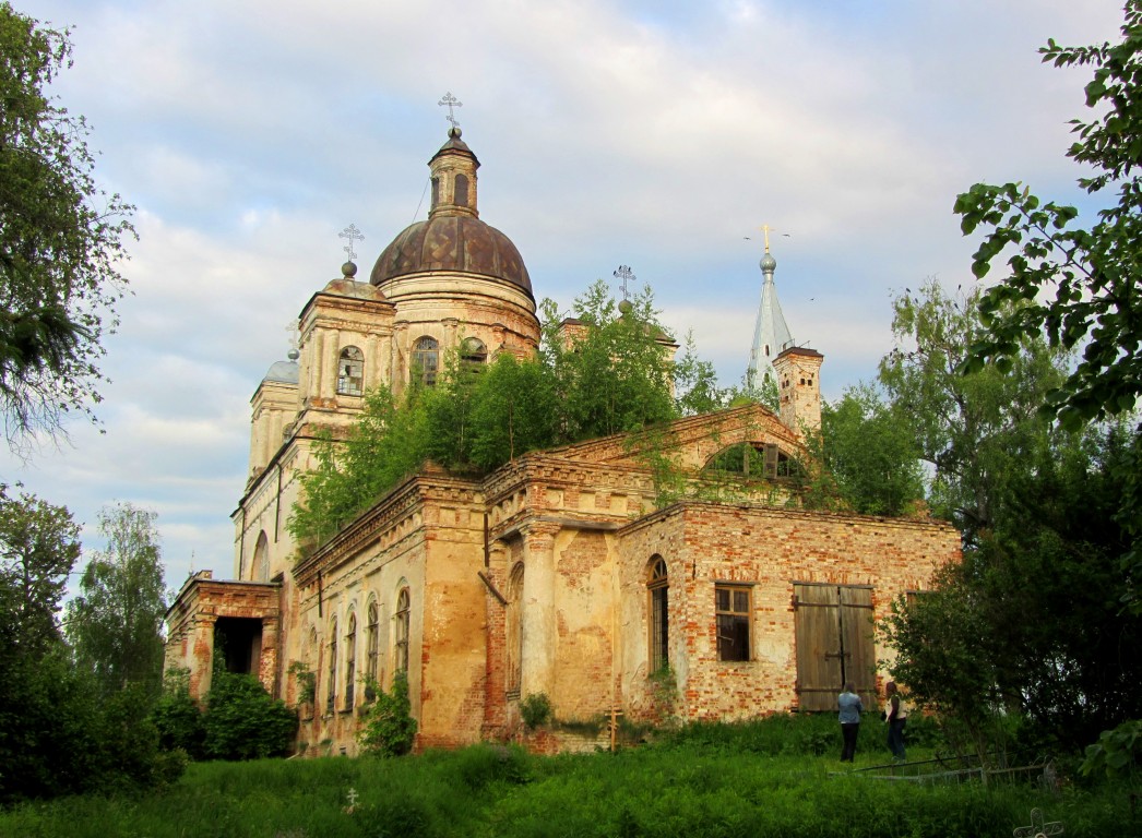 Корцово. Церковь Николая Чудотворца. фасады
