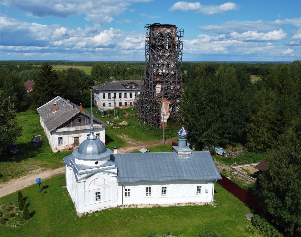 Сямский Богородице-Рождественский монастырь, Сяма (Вологодский район, Вологодская область). фасады