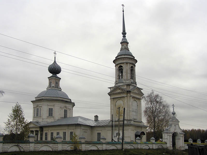 Борок. Церковь Рождества Христова. фасады