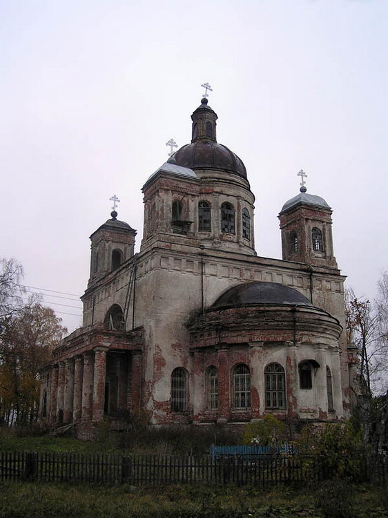 Корцово. Церковь Николая Чудотворца. фасады