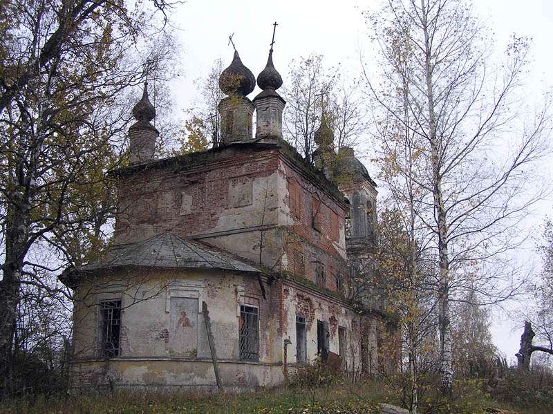 Церковь Георгия Победоносца, Обнорское (Любимский район, Ярославская область). фасады