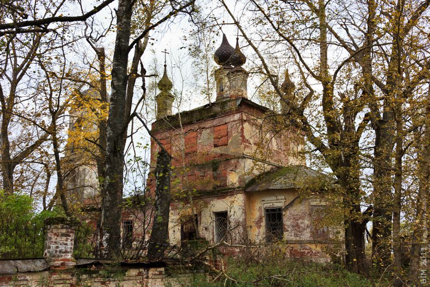 Церковь Георгия Победоносца, Обнорское (Любимский район, Ярославская область). фасады