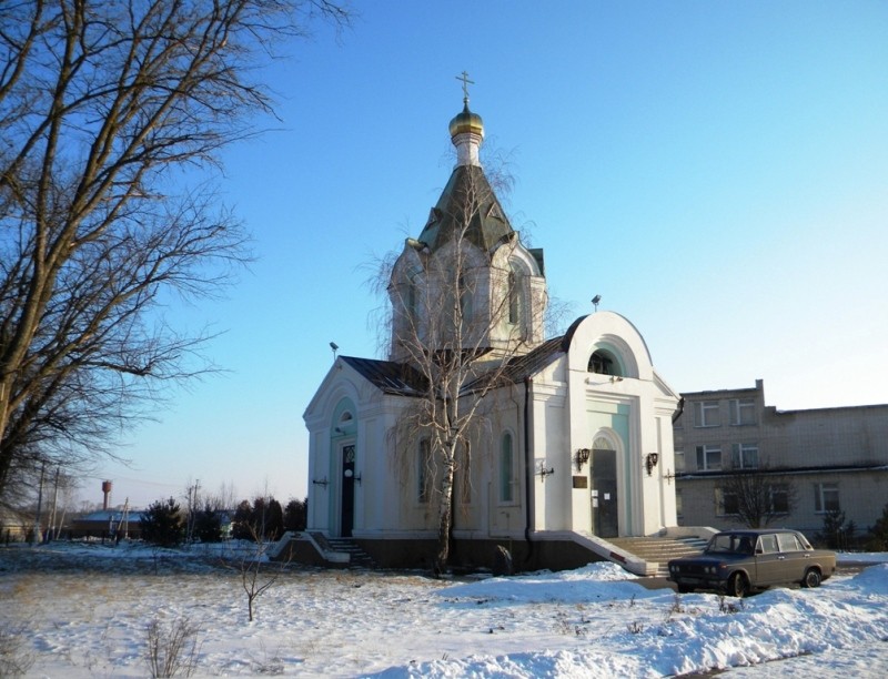Церковь Богоявления Господня, Беломестное (Белгородский район, Белгородская область). общий вид в ландшафте
