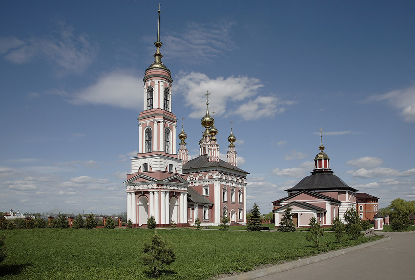 Храмовый комплекс Суздальского православного лицея, Суздаль (Суздальский район, Владимирская область). общий вид в ландшафте