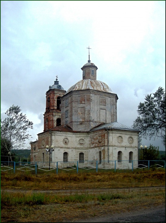 Церковь Иоанна Богослова, Коровино (Волоконовский район, Белгородская область). общий вид в ландшафте