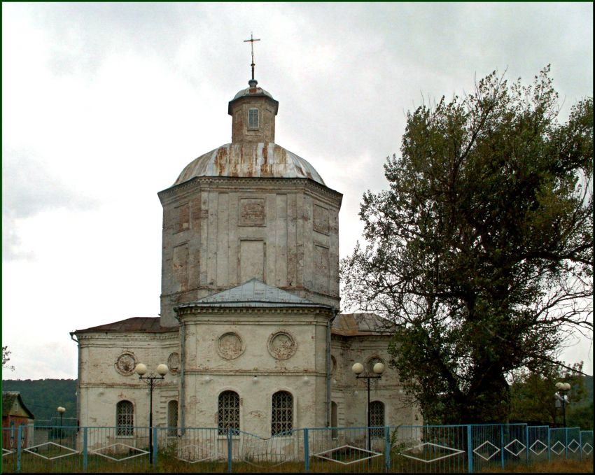 Церковь Иоанна Богослова, Коровино (Волоконовский район, Белгородская область). общий вид в ландшафте
