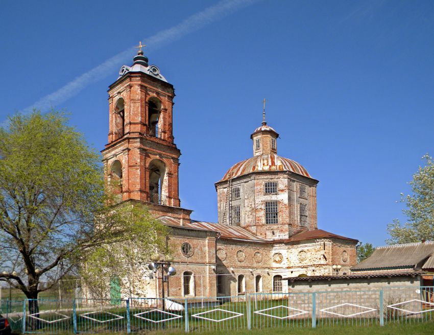Церковь Иоанна Богослова, Коровино (Волоконовский район, Белгородская область). общий вид в ландшафте
