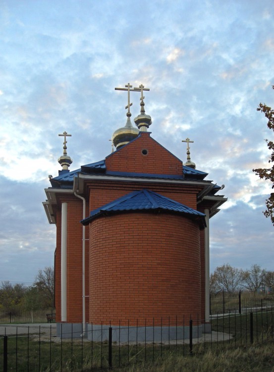 Церковь Иакова Алфеева, Александровка (Волоконовский район, Белгородская область). общий вид в ландшафте