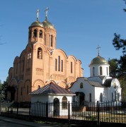 Церковь Воскресения Христова на Судогодском шоссе, Вид с юго-запада. На первом плане  церковь  Гавриила-Архангела<br>, Владимир, Владимир, город, Владимирская область