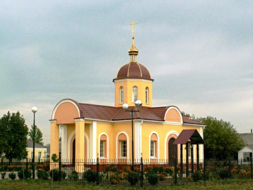 Церковь Николая Чудотворца, Грушевка (Волоконовский район, Белгородская область). общий вид в ландшафте