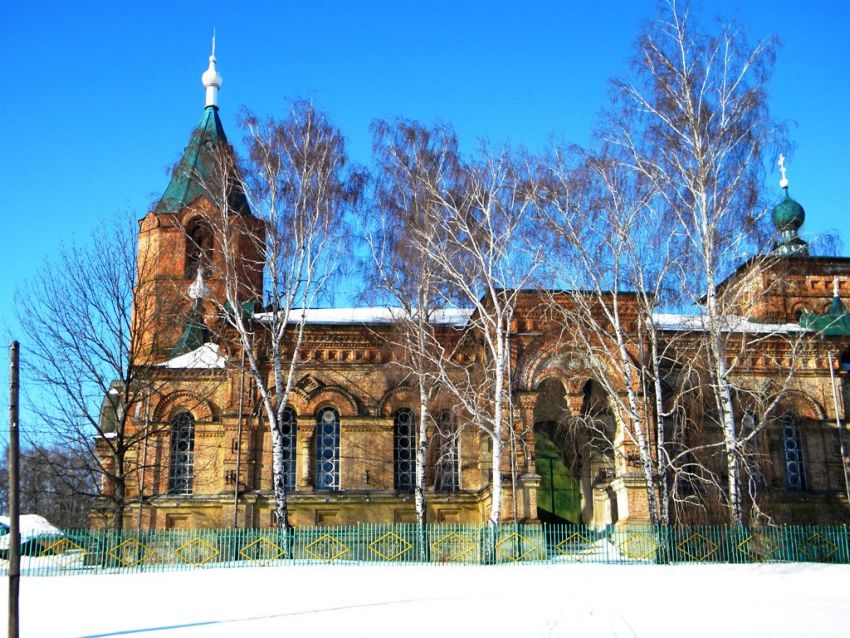 Церковь Димитрия Солунского, Дорогощь (Грайворонский район, Белгородская область). общий вид в ландшафте