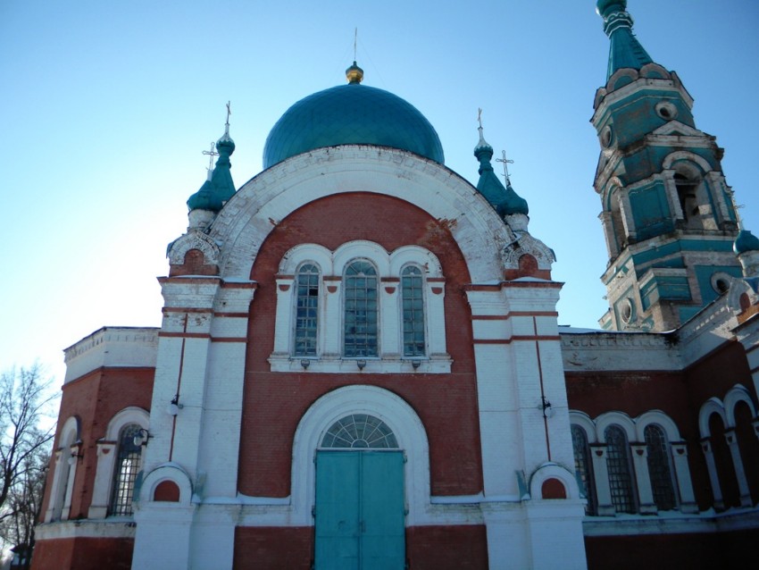 Церковь Иоанна Богослова, Козинка (Грайворонский район, Белгородская область). общий вид в ландшафте