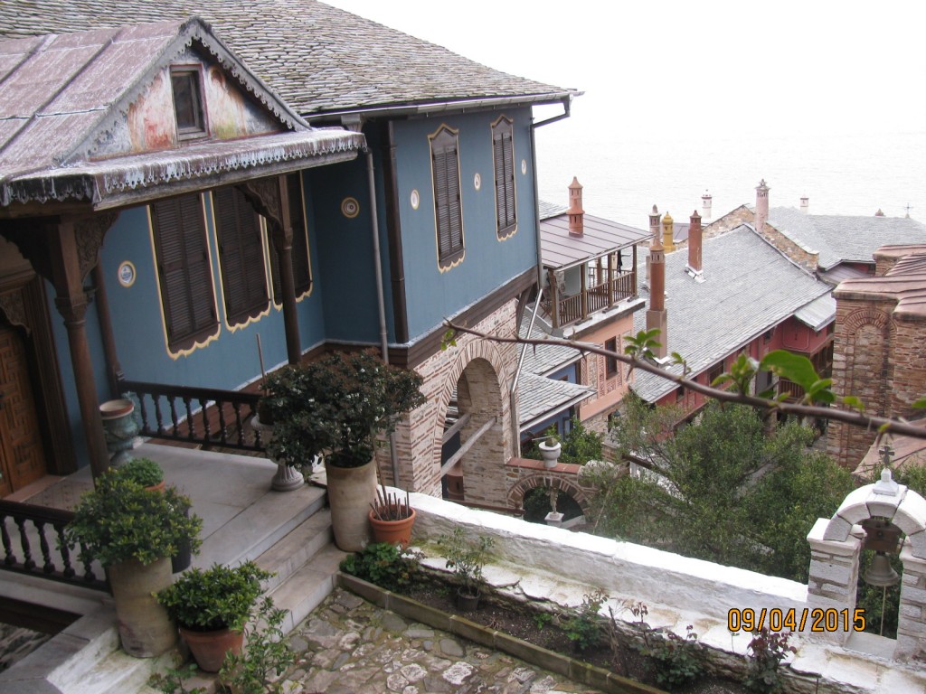 Дохиаров монастырь, Афон (Ἀθως) (Айон-Орос (Άγιον Όρος), Греция). фасады