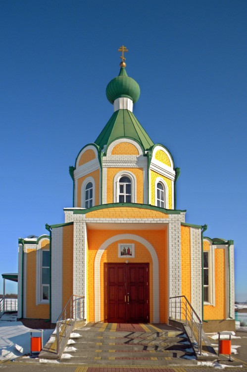 Церковь Космы и Дамиана, Курасовка (Ивнянский район, Белгородская область). общий вид в ландшафте