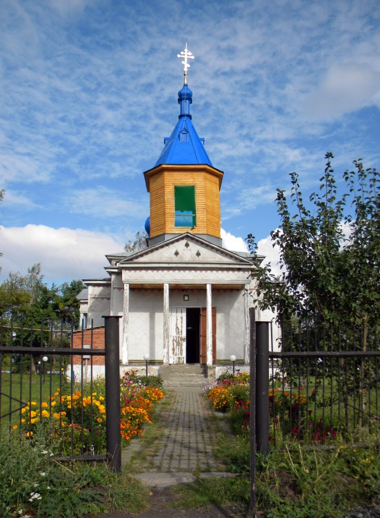 Церковь Михаила Архангела, Песчаное (Ивнянский район, Белгородская область). общий вид в ландшафте