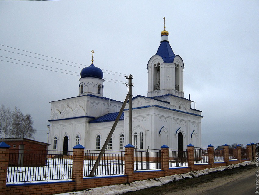 Церковь Казанской иконы Божией Матери, Нижнее Казачье (Задонский район, Липецкая область). фасады, Фотография сайта rustemple.narod.ru