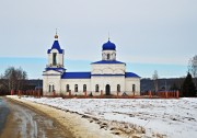 Церковь Казанской иконы Божией Матери, Общий вид на ландшафте<br>, Нижнее Казачье, Задонский район, Липецкая область