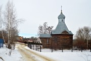 Часовня Казанской иконы Божией Матери, Общий вид на ландшафте<br>, Нижнее Казачье, Задонский район, Липецкая область