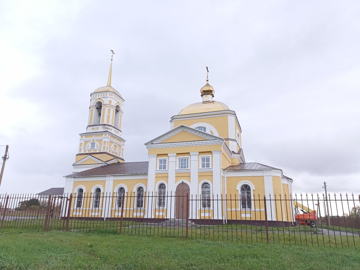 Церковь Богоявления Господня, Казино (Задонский район, Липецкая область). фасады
